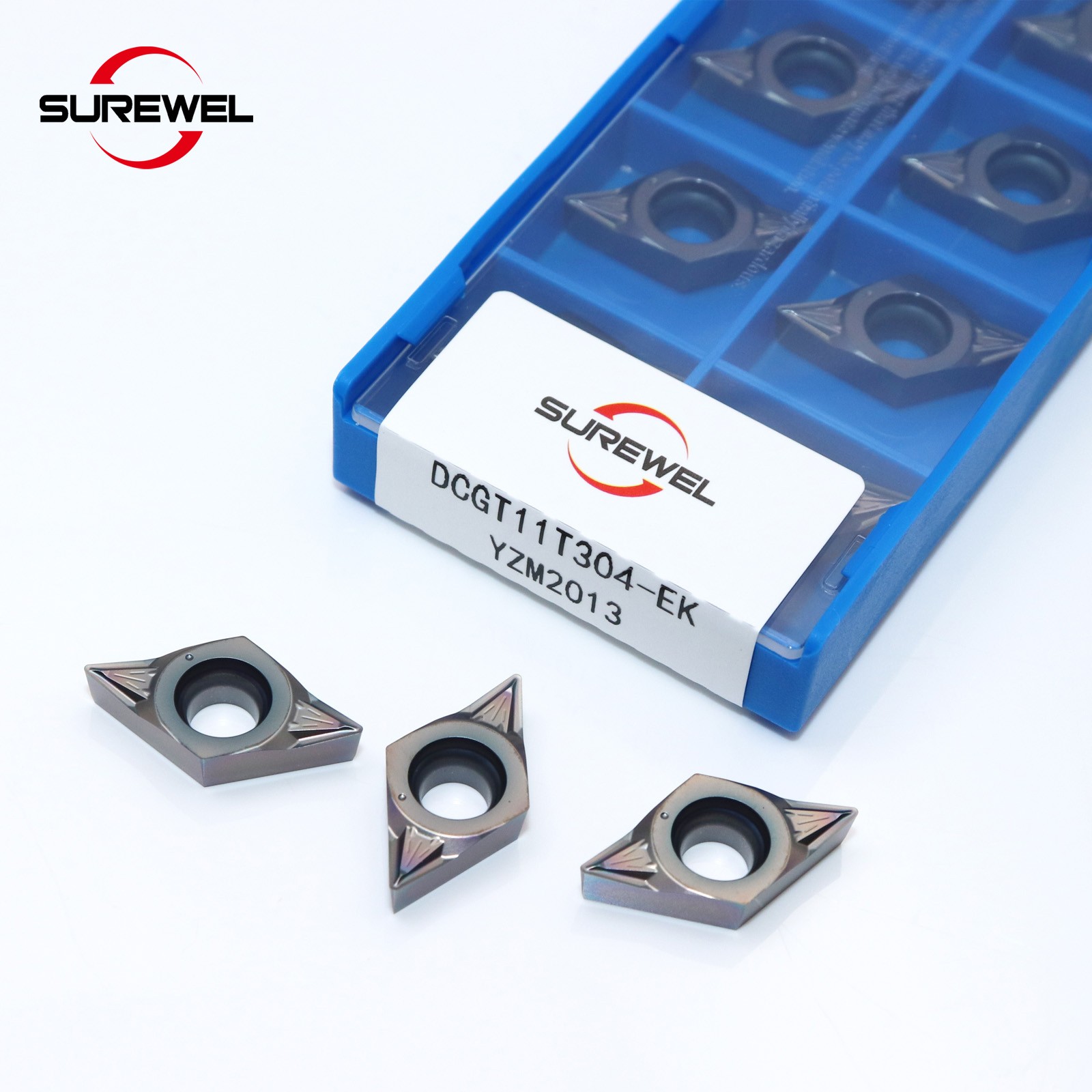 10PCS DCGT070202 DCGT11T304 internal hole stainless steel fine turning inserts
