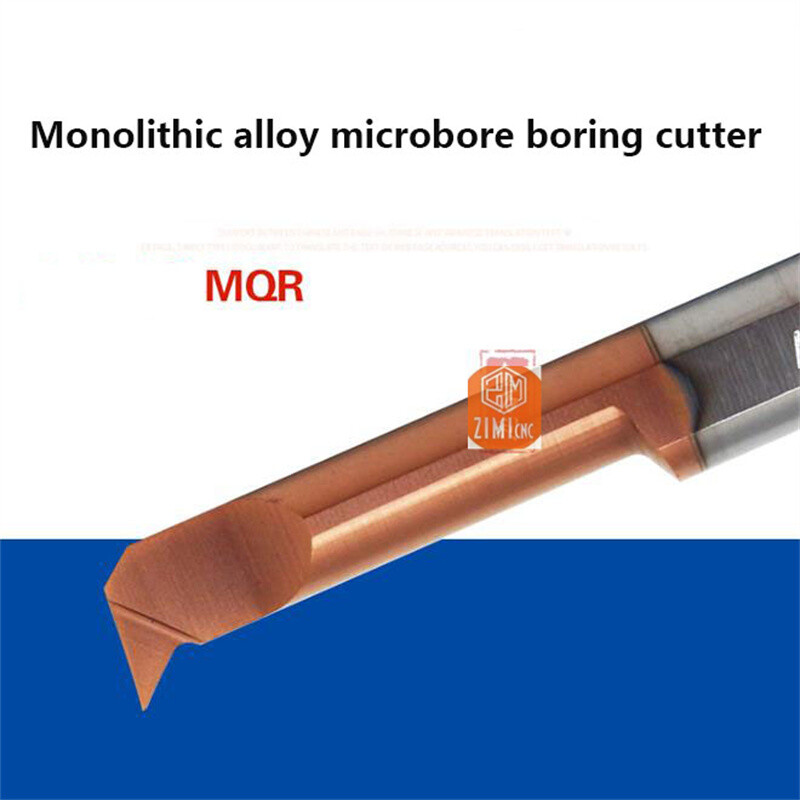 Monolithic alloy microbore boring cutter MQR 93° 3 5 6 8 R0.15 0.2 L10 22 27