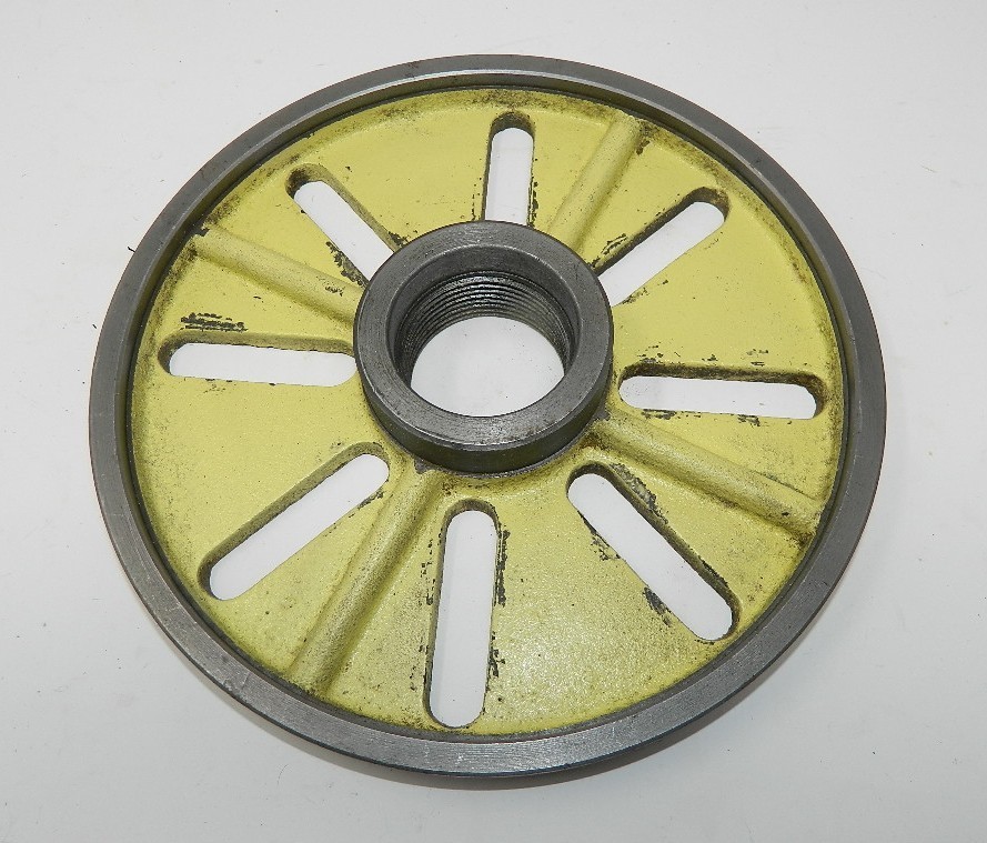 Metal Lathe Face Plate 10″ Diameter 2-1/4″-8 NICE
