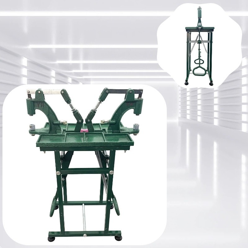 Green Two Foot Manual Rivet Wrestling Machine Buttonhole Machine Iron Tool