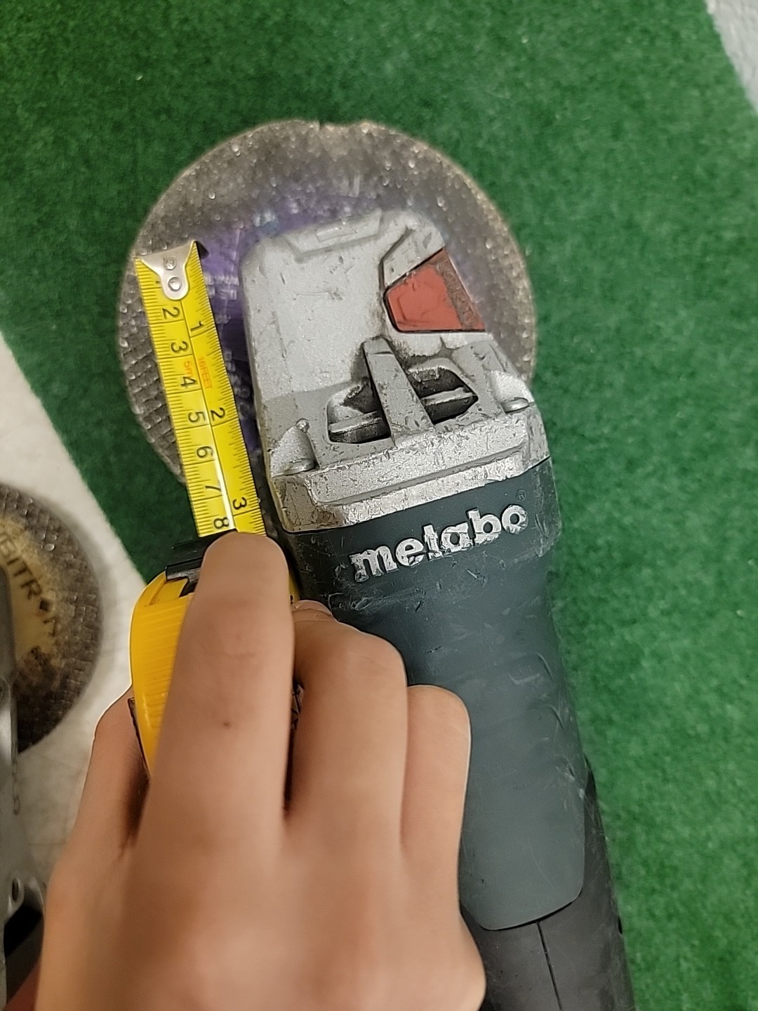 Metabo WP 13-125 Quick 4-1/2″-5″ Corded Paddle Switch Angle Grinder NO HANDLE