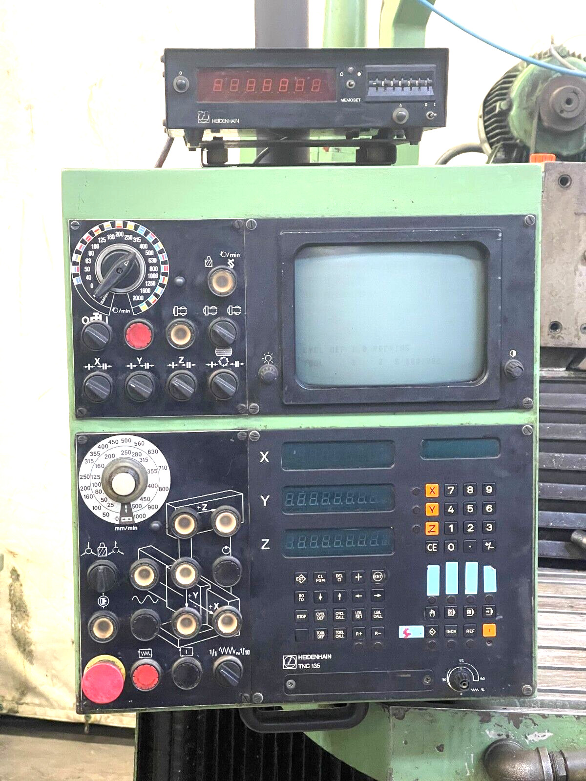 MAHO S1 147 MH 800 P HORIZONTAL/VERTICAL UNIVERSAL MILLING MACHINE