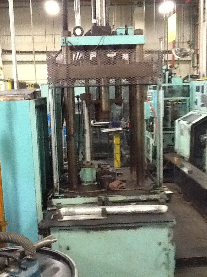 50 TON ORIGIN 4 POST HYDRAULIC PRESS 21″ STROKE 36″ DAYLIGHT 33″ x 33″ BED 32″ x