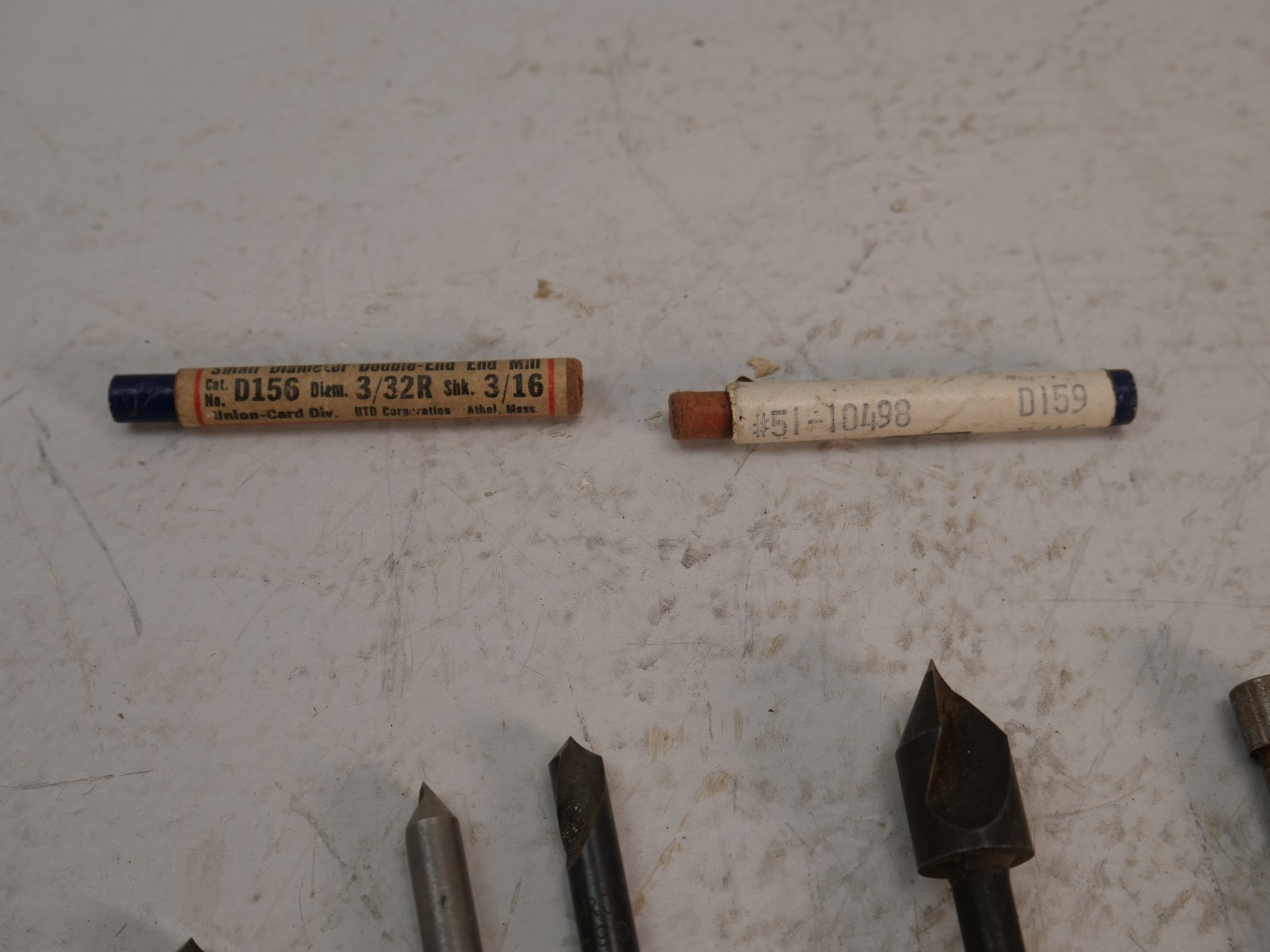 Machinist Tool Lathe Mill Lot Ford Severence HS Carbide Cutting Bits