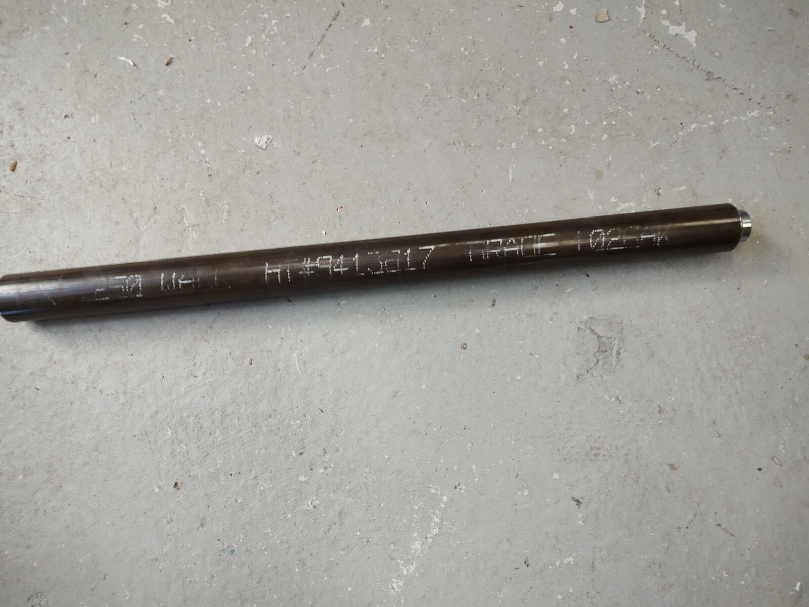 Steel 36″ Metal Roller Bender Machine Pin Roller, 2-3/8″ OD, Ball Bearing Roller