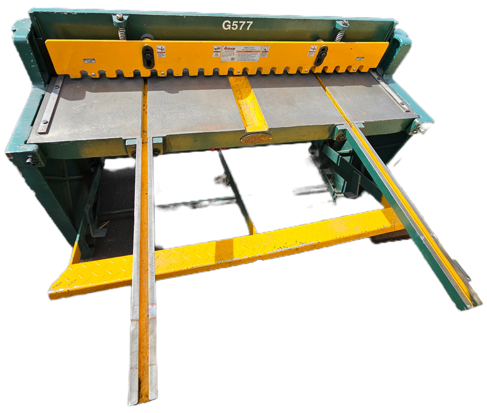 GRIZZLY PRECISION FOOT SHEAR 52″X16GA – Late Model