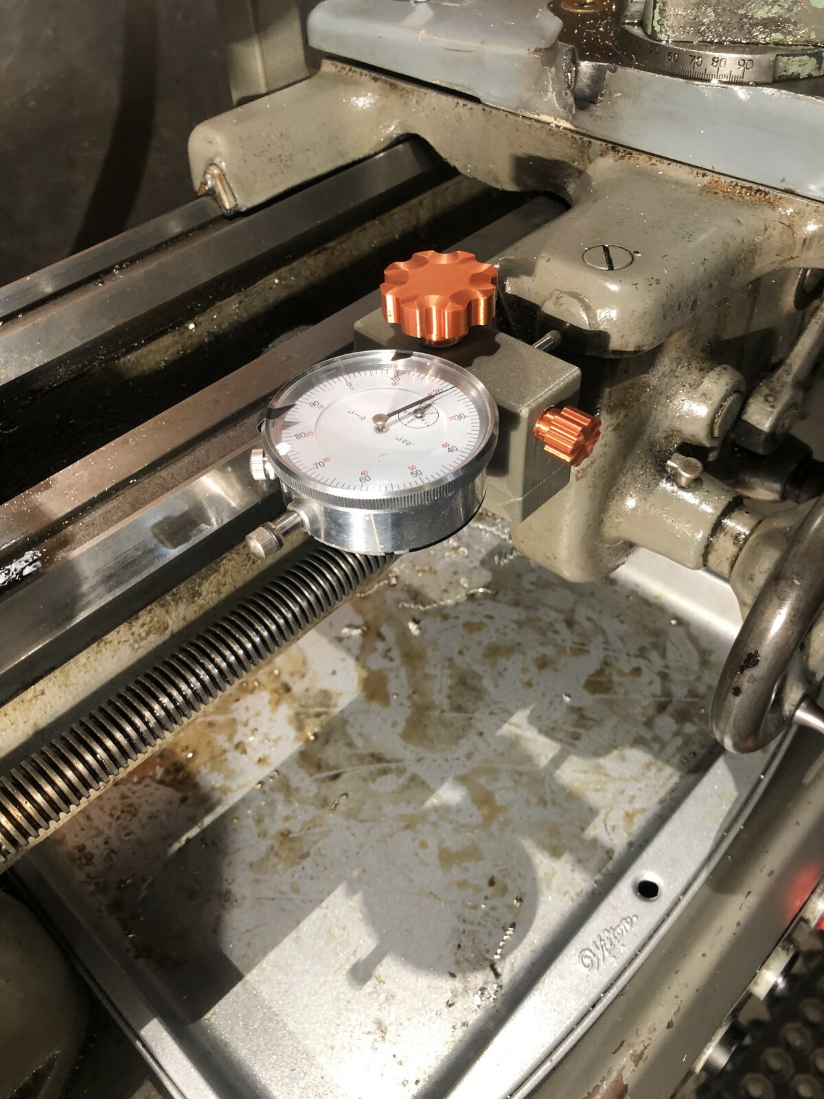 South Bend 13 metal lathe, carriage Dial Indicator Holder!