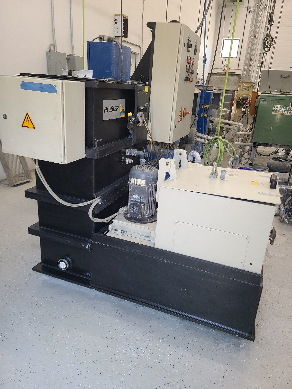 ROSLER Z-800 Centrifuge for removing mud from vibratory tumbler rinse water