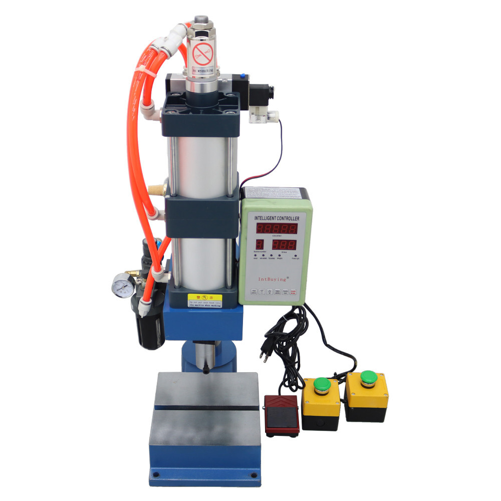 2205Lbs/1000kg 110V Pneumatic Punch Press Machine with controller Pressure 1 ton