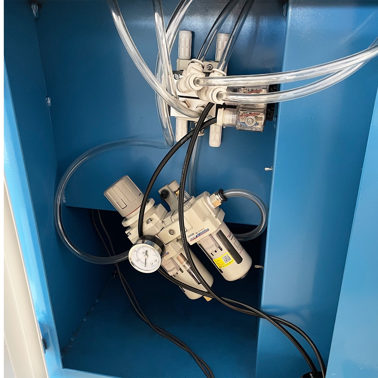 220V 3PH Single End Pneumatic Round Bar Chamfering Bevelling Deburring Machine