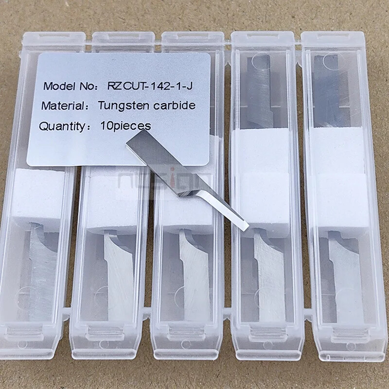 10PCS RZCUT-142-1 Tungsten Carbide OscillatingBlade Knife Ruizhou CNC Machine