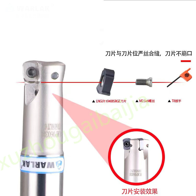 For BLMP0603R tool 16 17 20 21 25 mm Rapid feed milling holder TEBL-06 High feed