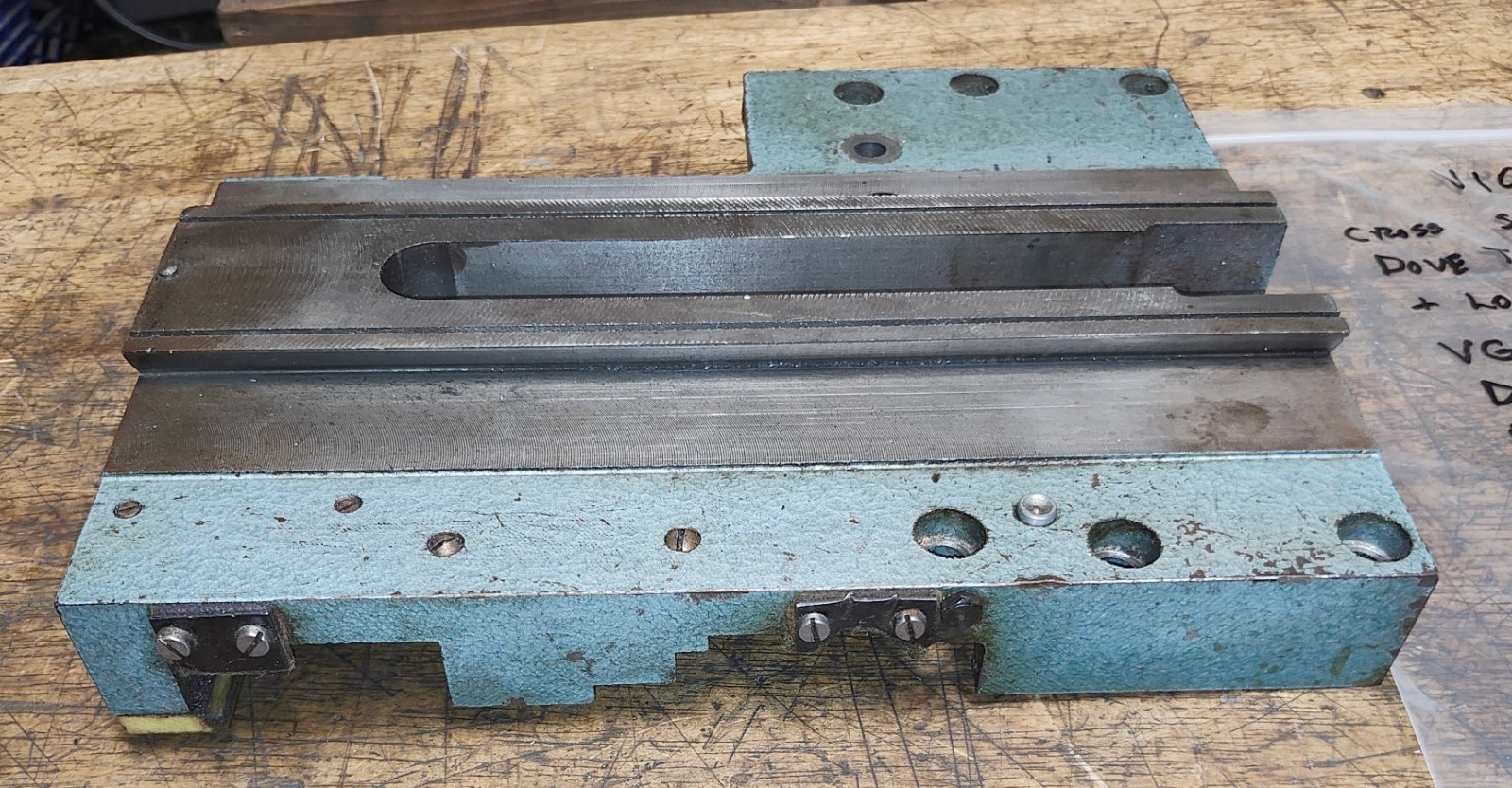 Emco Maximat V10-P Lathe Cross Slide Dovetail Casting & Long Axis Gib G07Z