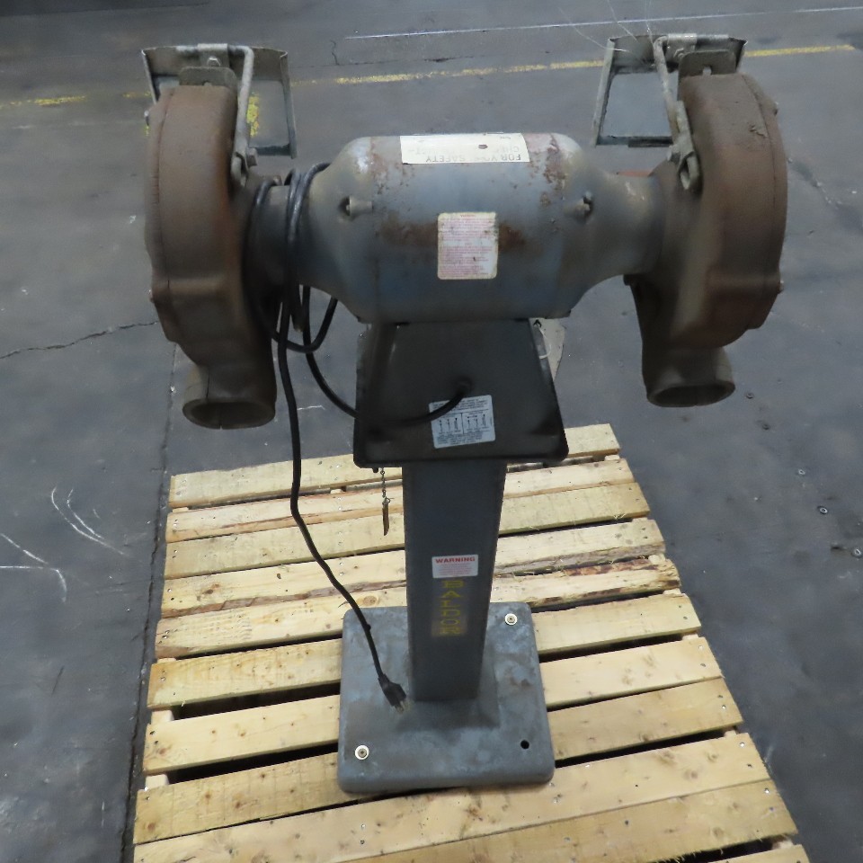 Baldor 8107W 8″ Pedestal Grinder 115/230V 1Ph 3/4Hp 3600RPM