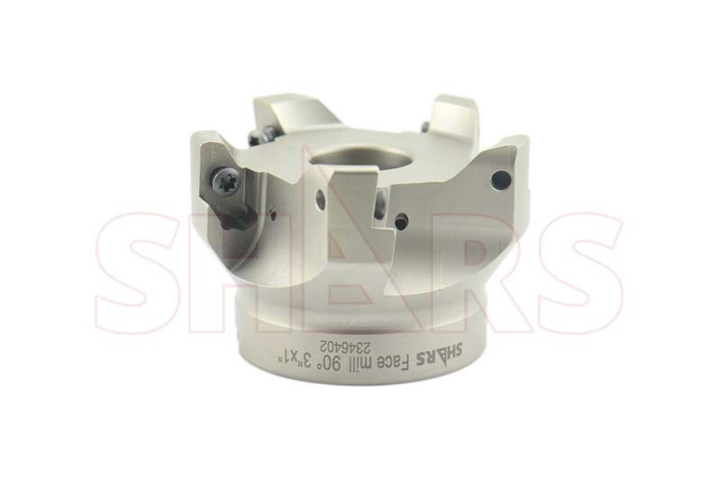 3″ 90 Degree Square Shoulder Indexable Face Mill for VPGT Insert New P[