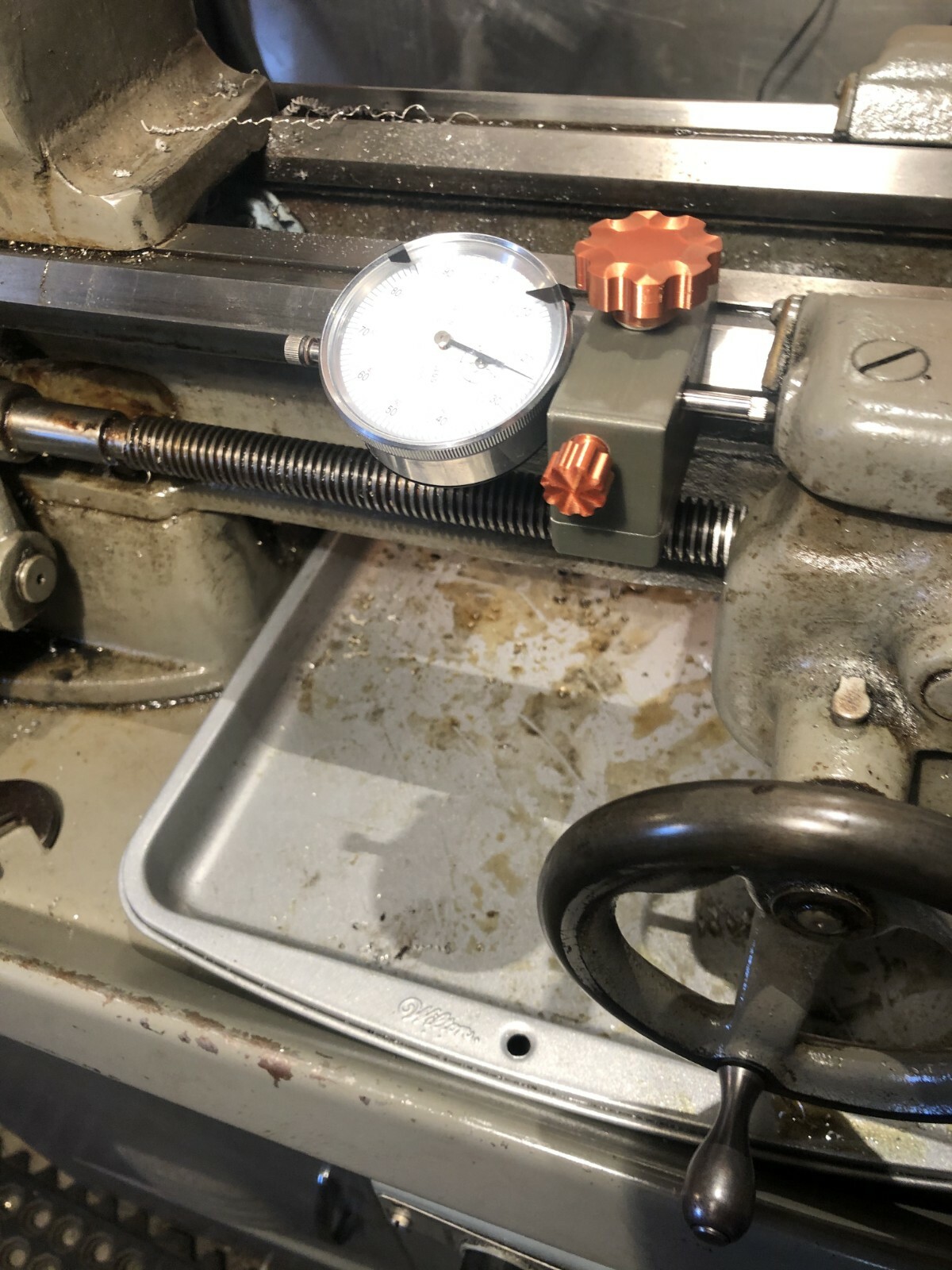 South Bend 13 metal lathe, carriage Dial Indicator Holder!