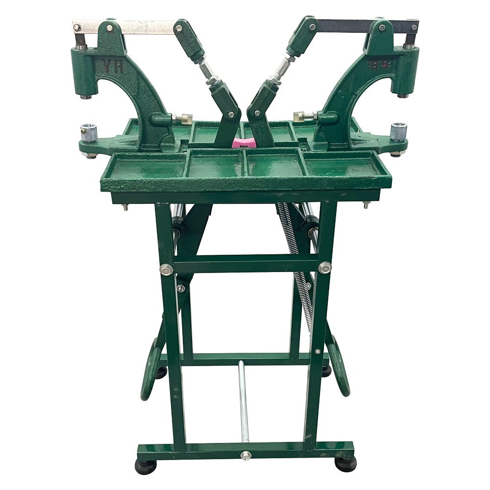 Manual Rivet Machine Green Two Foot Pedal Duty Rivet Machine Buttonhole Machine