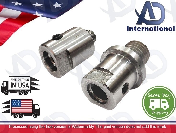 Lathe Spindle Adapter to fit 5/8″ plain Shopsmith spindle To Threaded Chucks-USA