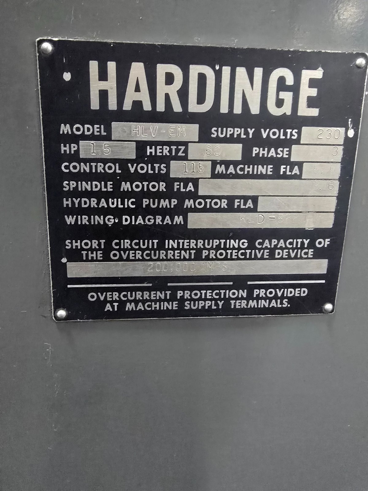 11”x18” Hardinge HLV-H-EM Tool Room Lathe w/Inch/Metric
