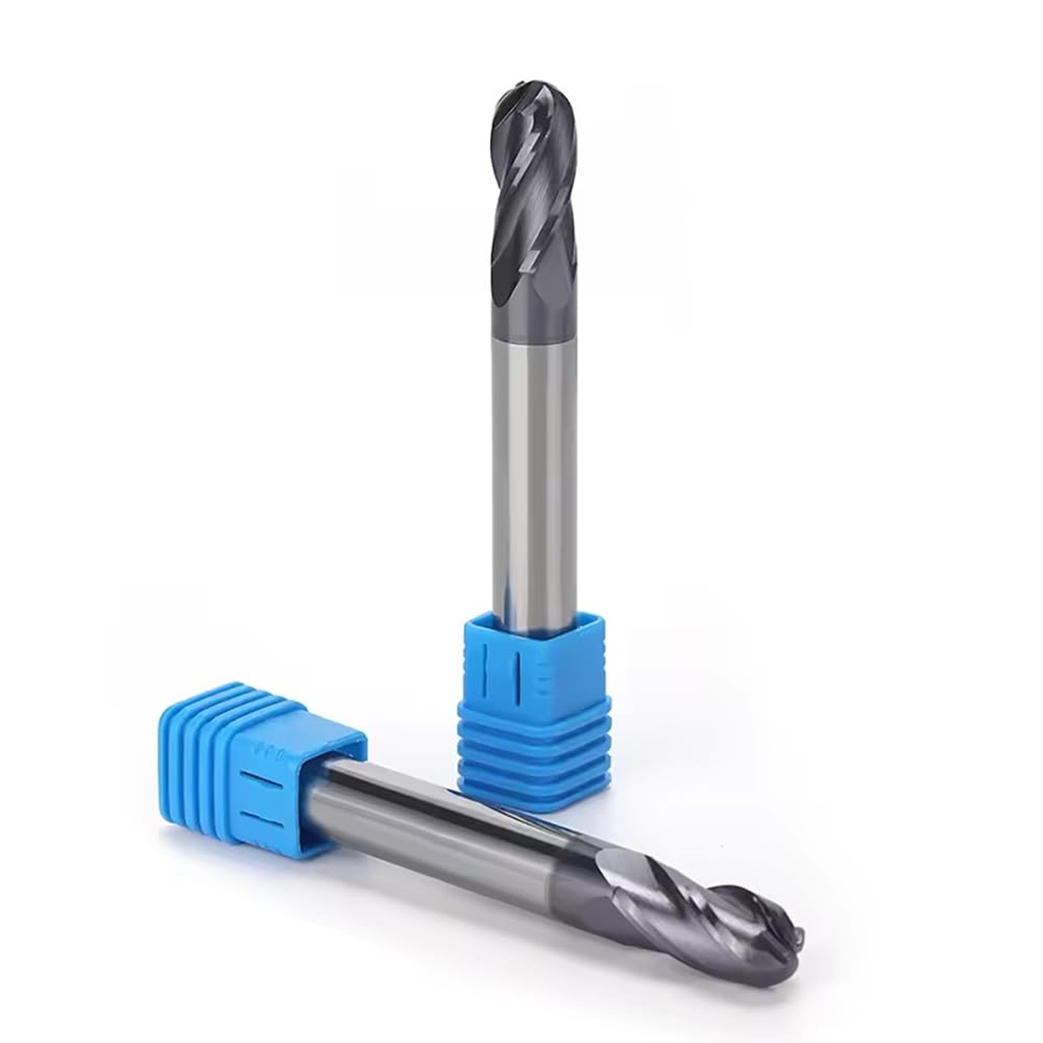 1/4″ Extra Long Carbide Ball Nose End Mill for Alloy Steels/Hardened Steels, …