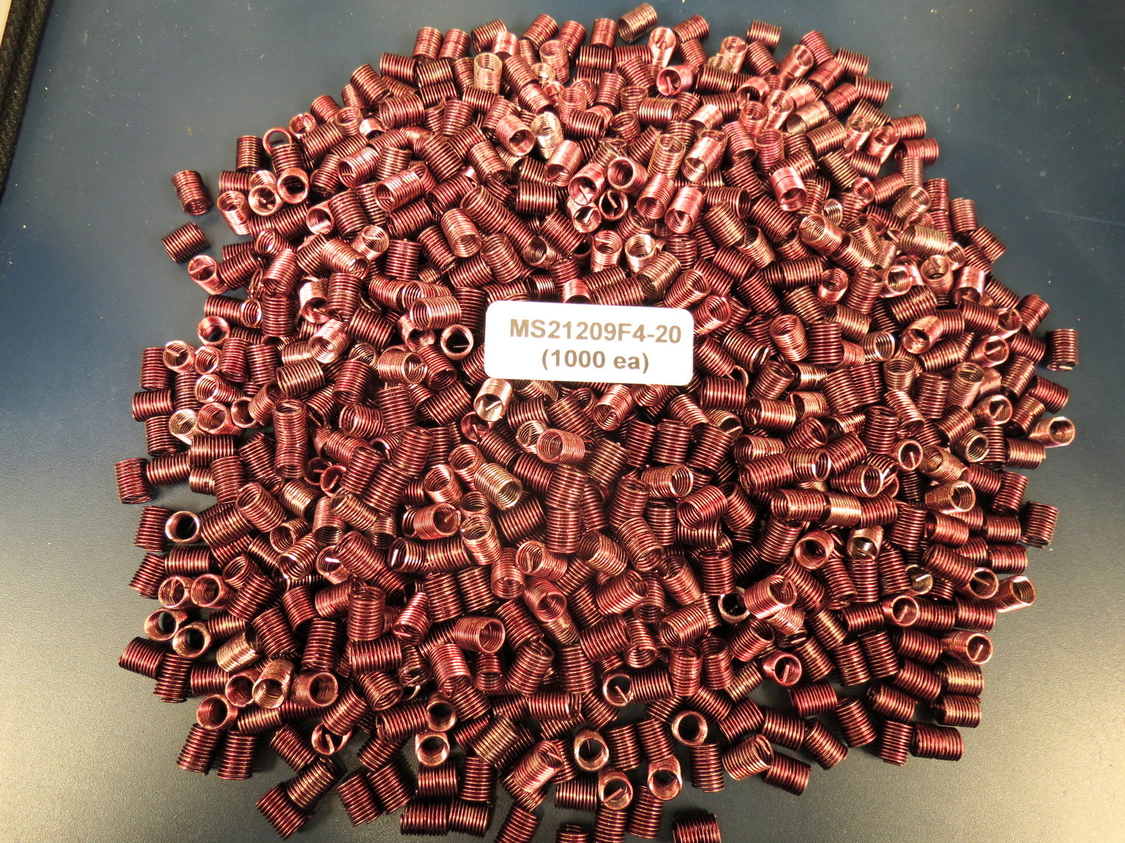 Helicoil 1/4-28 x .500 Helical Inserts Stainless 209F4-0500 / MS21209F4-20(1000)