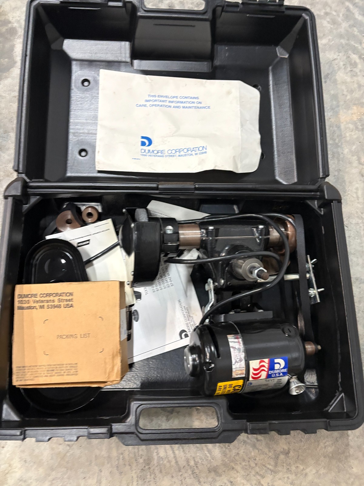 Dumore 5-021 115V 0.5 HP Tool Post Grinder