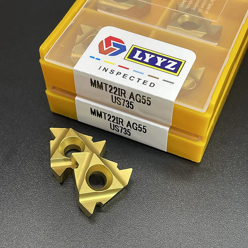 MMT22ER AG60 Carbide Thread Turning Inserts CNC Lathe Metal Cutting Durable Tool