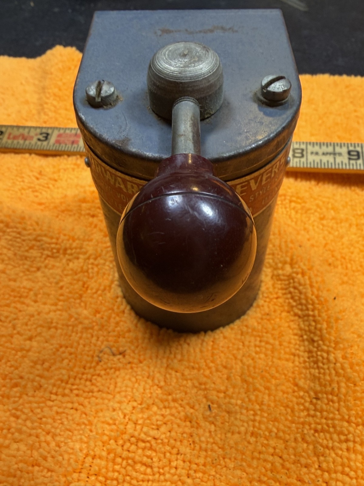 Vintage Atlas Lathe Furnas R1A Reversing Drum Switch 1 HP 110-220V Forward Rever
