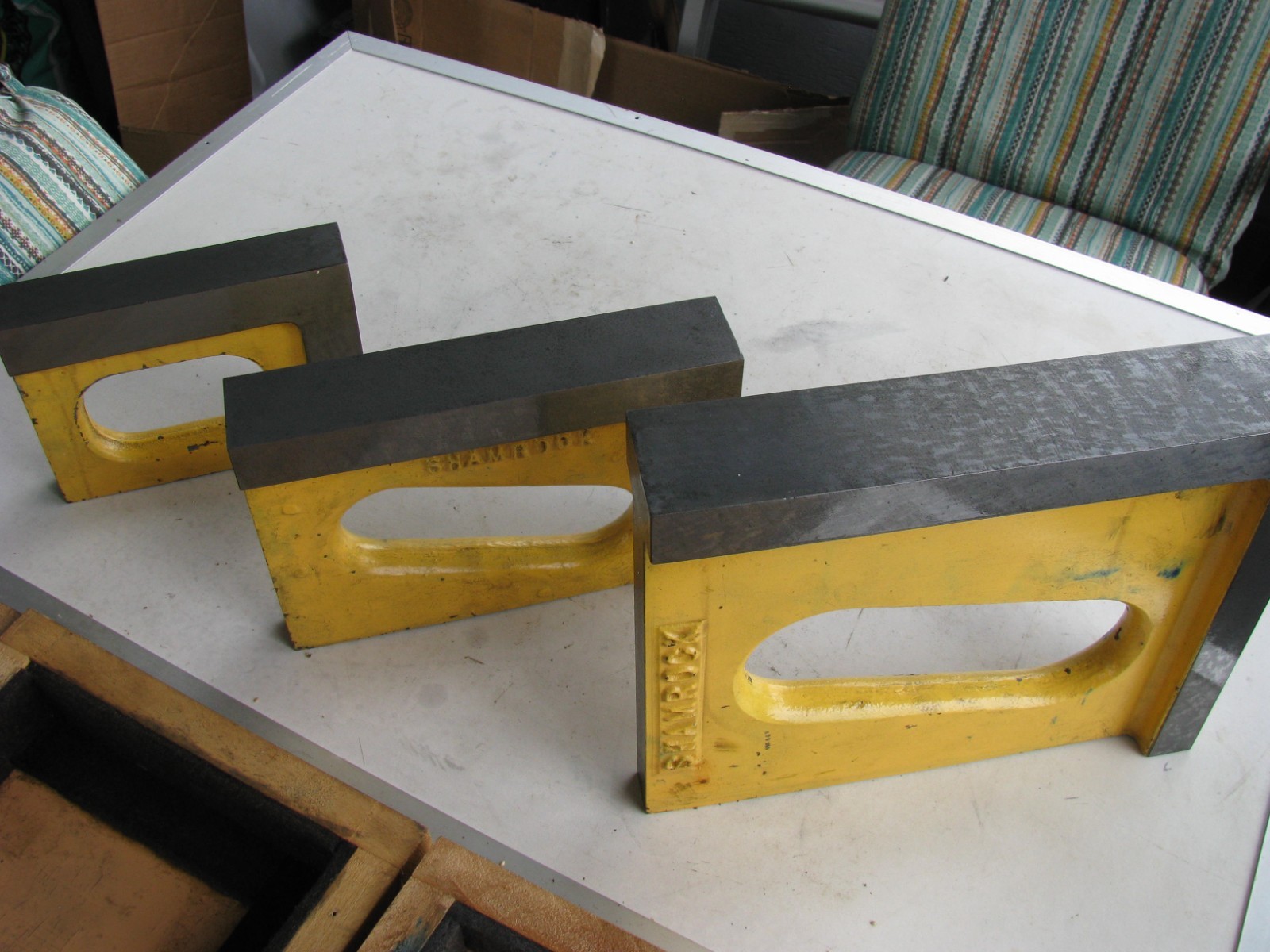 Precision cast iron square