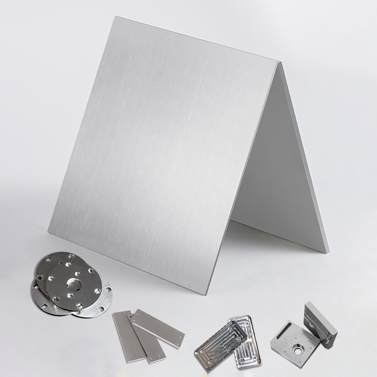 Brushed A2 Stainless Steel Sheet Plate 100*100mm to 200*300mm Thick 1/1.5/2/3mm