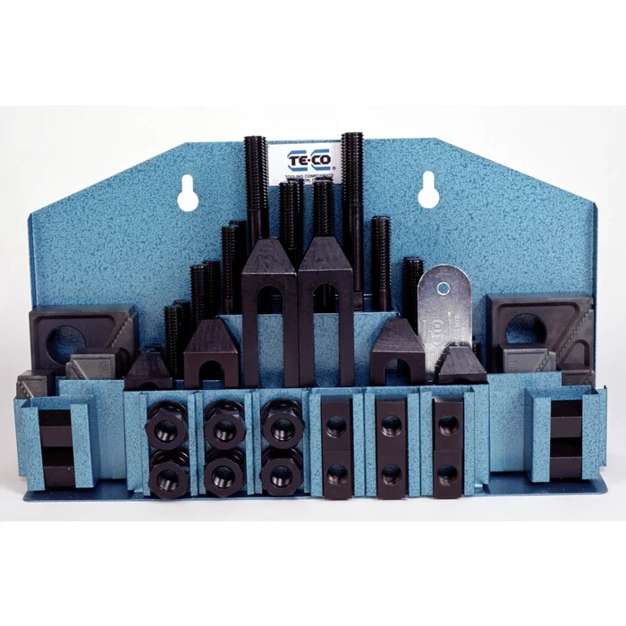 TE-CO Machinist Clamping Set 5/8″-11 Stud Size 3/4″ T-Slot 20416