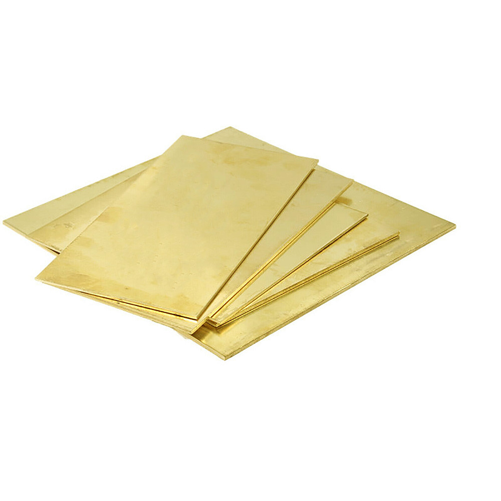 Brass Metal Sheet Plate Guillotine Offcuts – Thickness 0.5mm to 6mm & Every Size