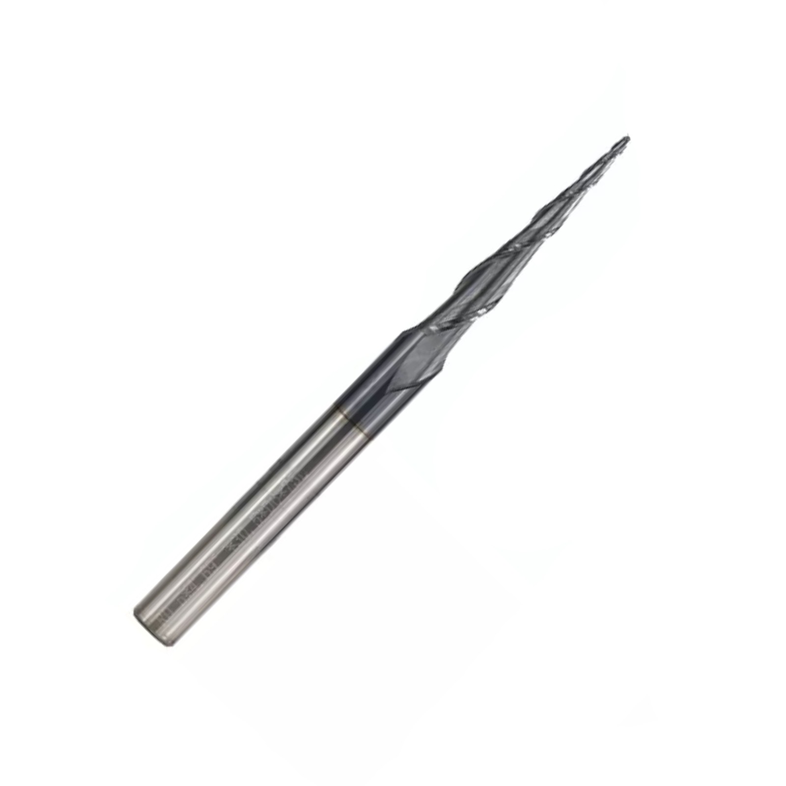 Tungsten steel CNC Router Bit Shank Tapered Spiral End Mill Ball Nose Radius