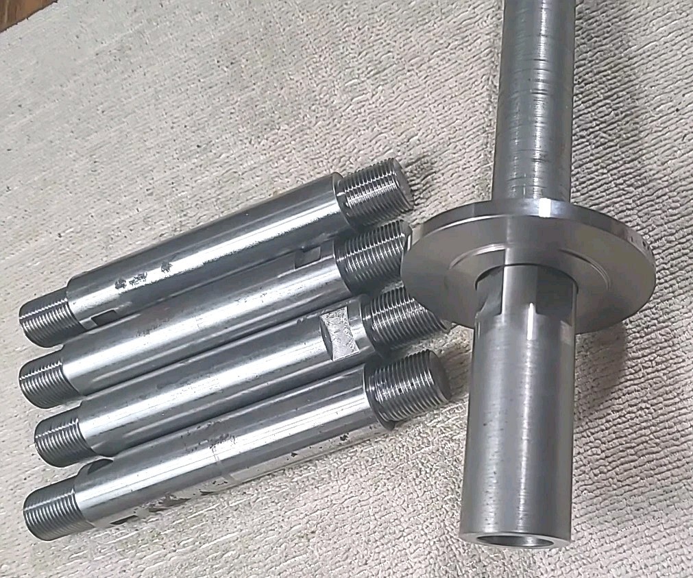 machinist parts from a closed machine shop, Tooling Threaded Extensions 1″ Dia