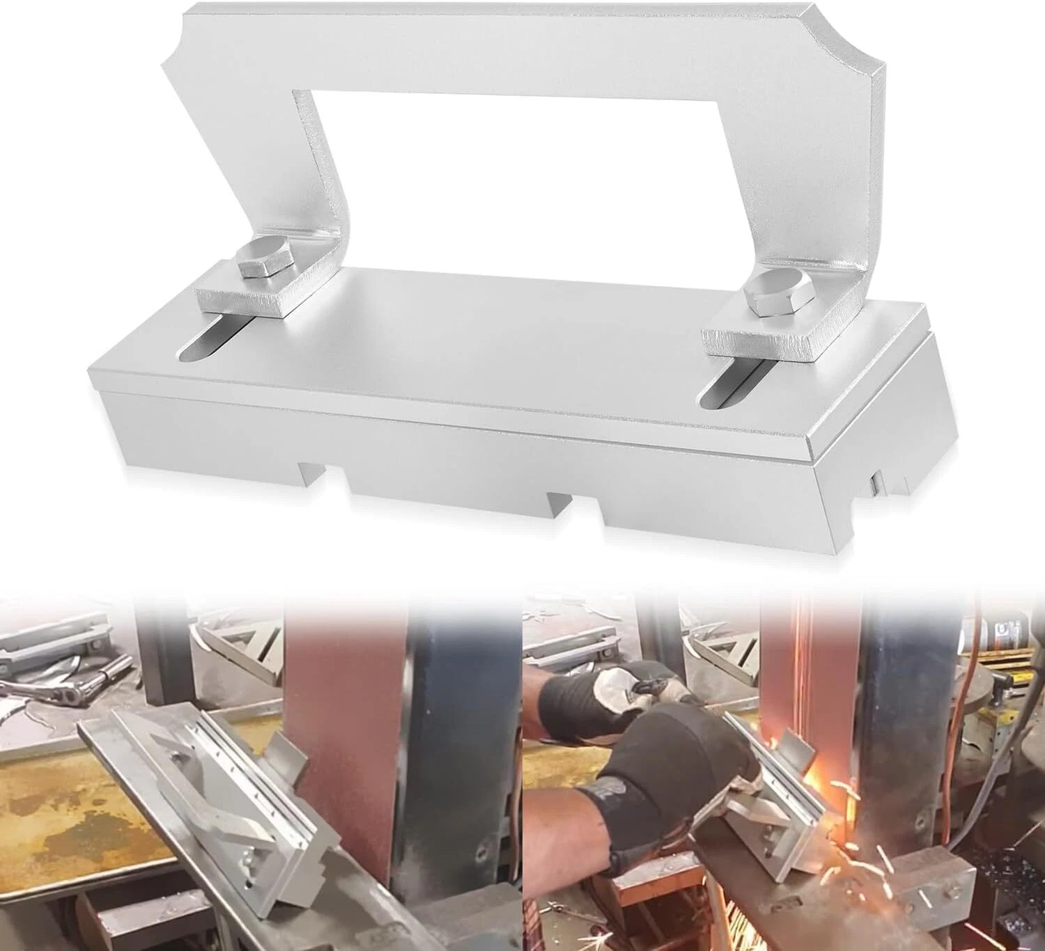 Magnetic Bevel Jig for Blade Grinding & Sharpening Metal for Knife Making Welder