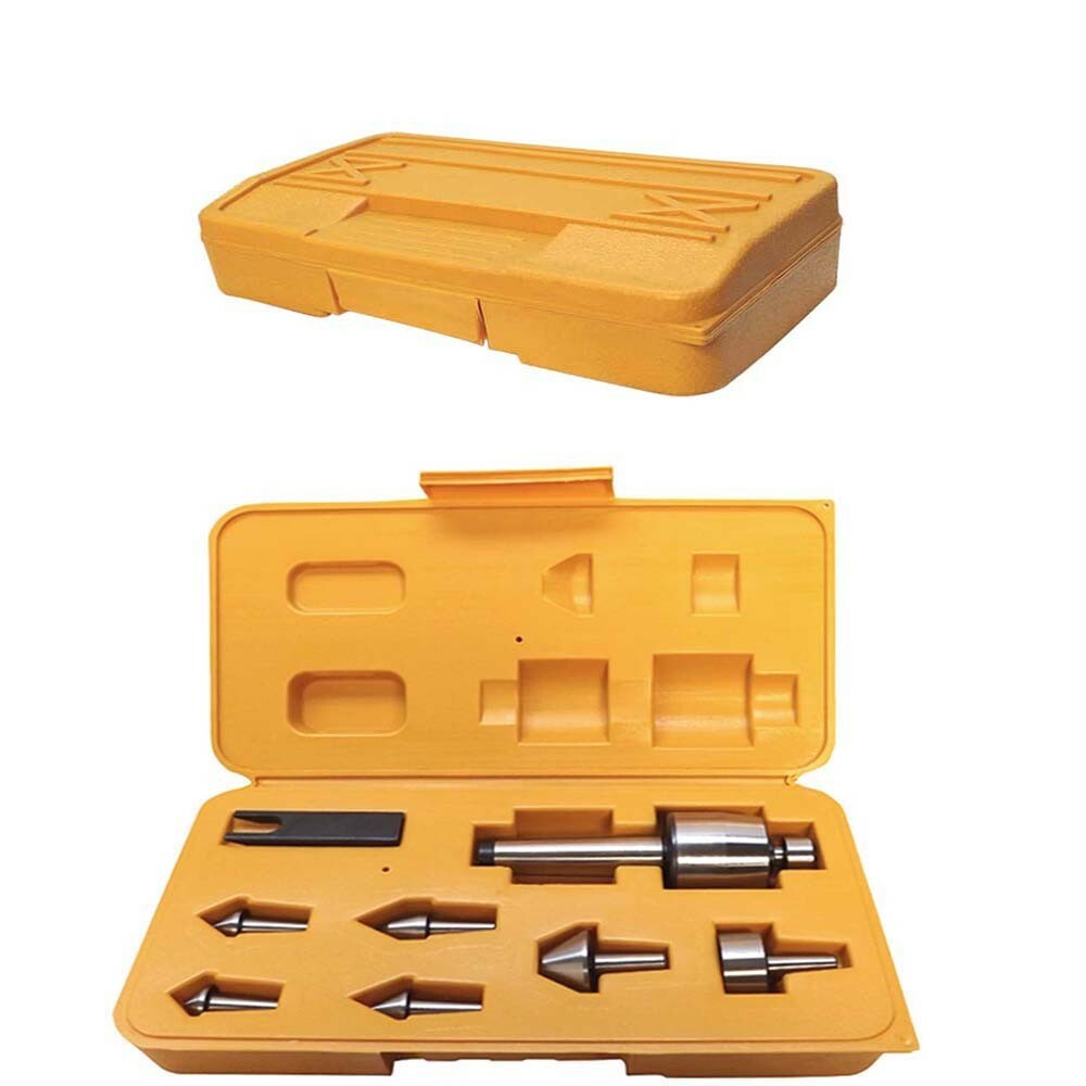 Metal Lathe MORSE TAPER 3 MT LIVE CENTER 7 Interchangeable Chuck Attachment Set