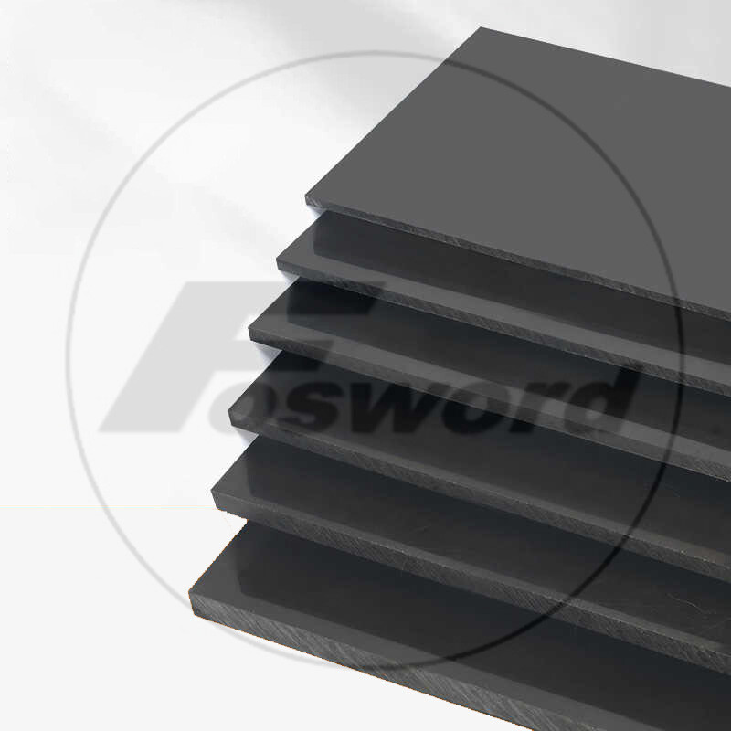 Black POM Sheet Engineering Plastic Polyformaldehyde Plate Thickess 2mm -50mm