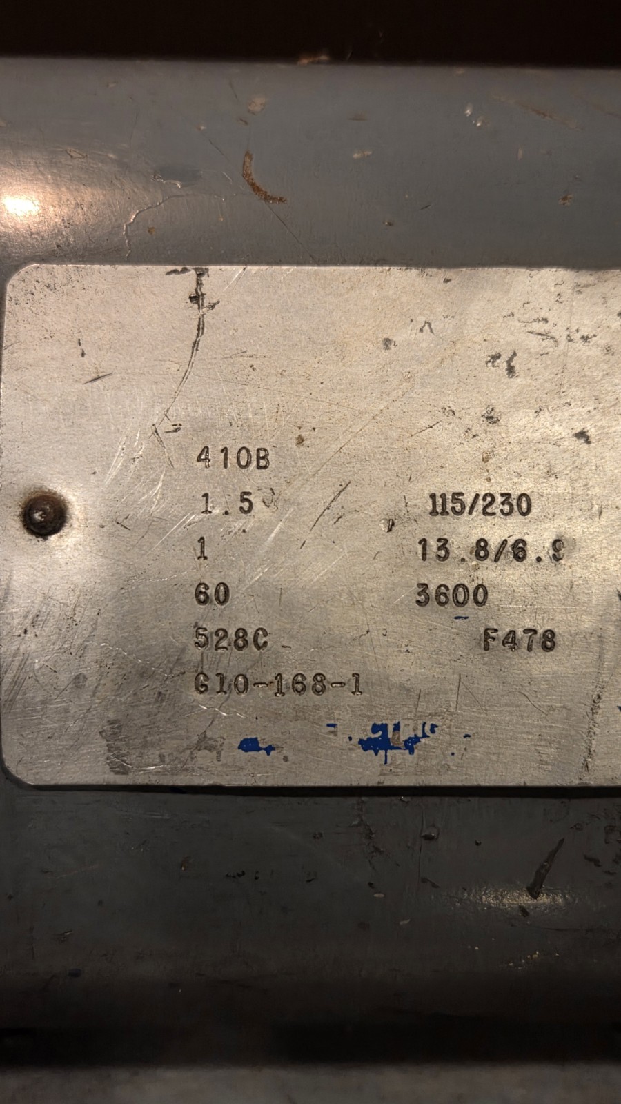 BALDOR 410B INDUSTRIAL BUFFER
