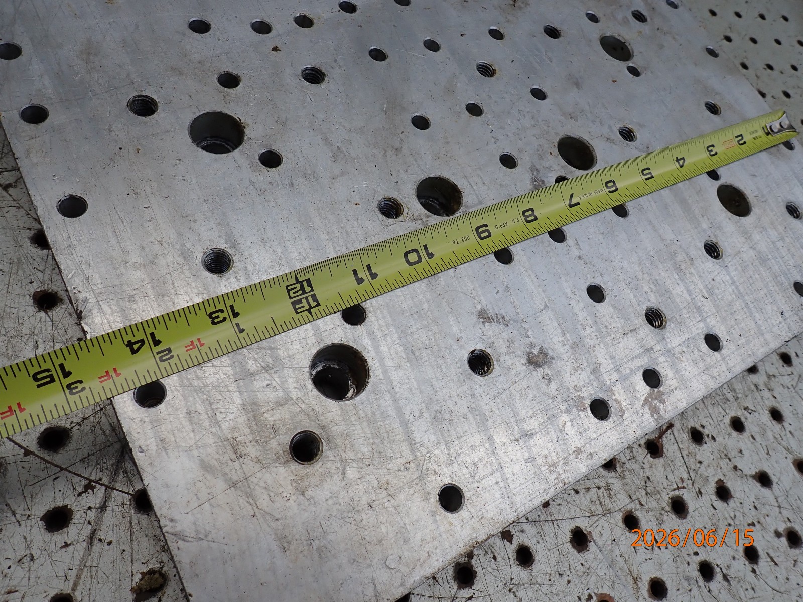 LOT AC117: NON-FERROUS METAL MACHINIST SETUP WORK HOLDING PLATE FOR MILLING