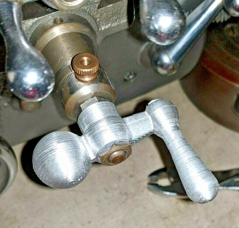 Atlas Craftsman 10″ and 12″ Lathe Crossfeed Ball Crank Thumb Hand Wheel
