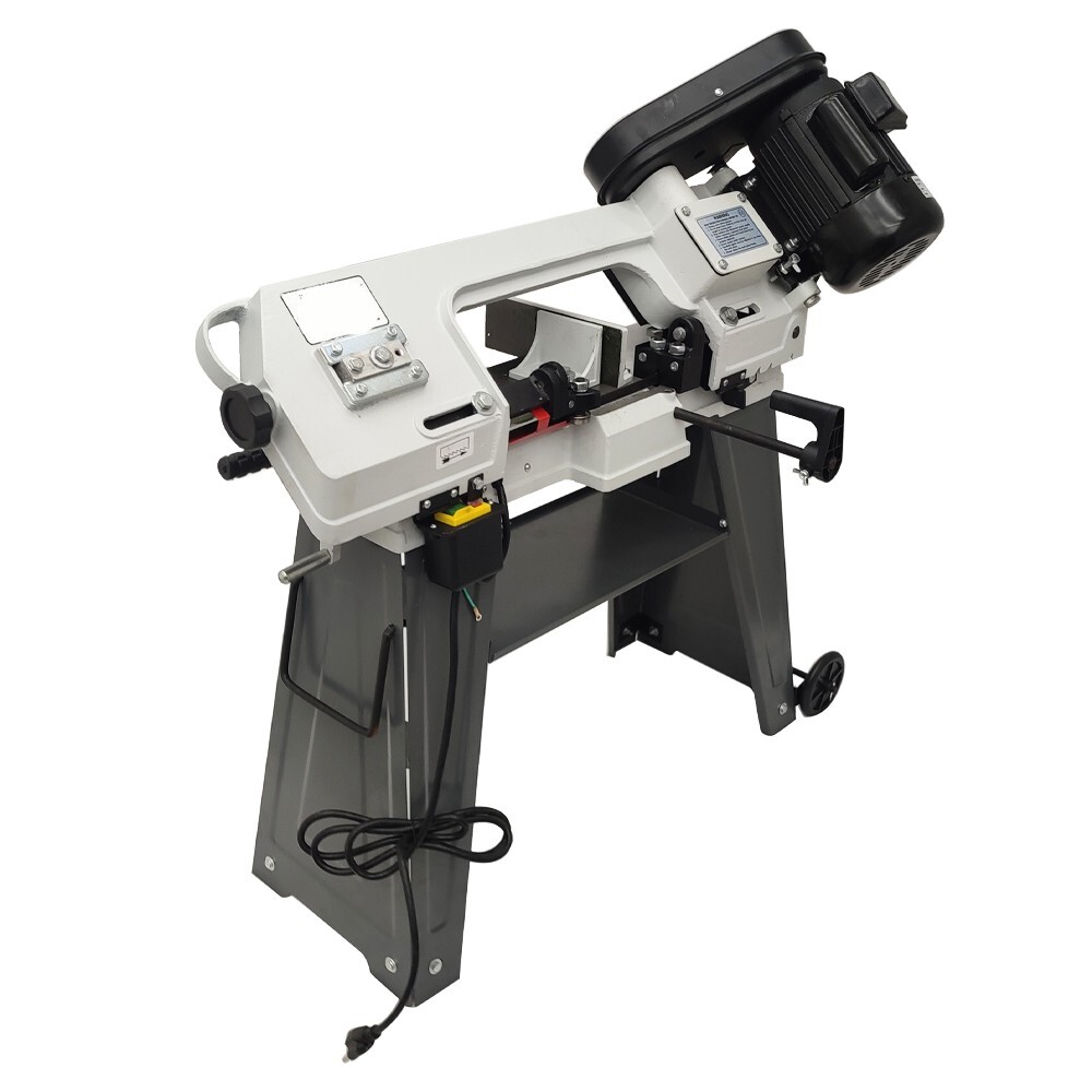 Low Noise Moving Convient Horizontal/Vertical Bandsaw Cut 0-45° Angle w Light