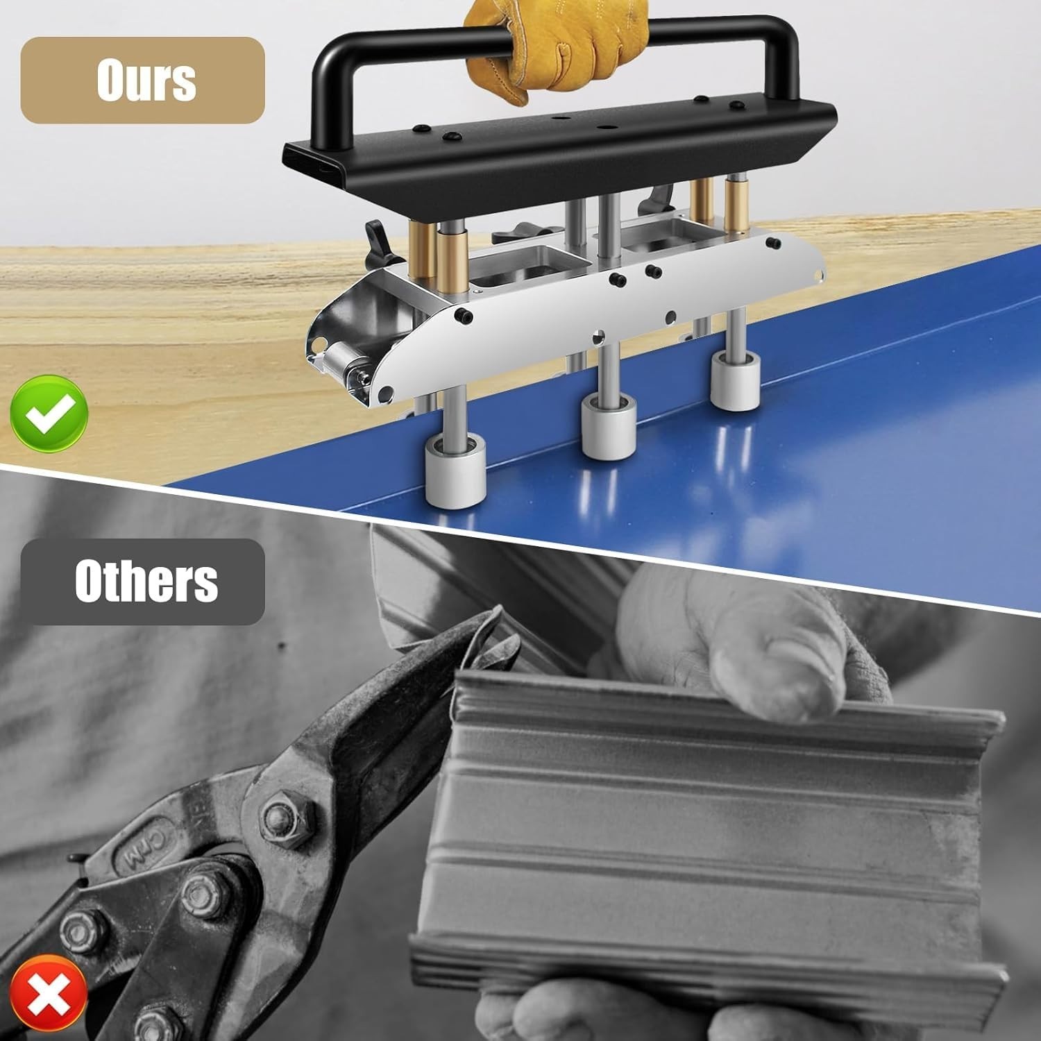 Durable 3 Station Roller Bender for Precise Metal Roofing Bends – 0-90° Angles
