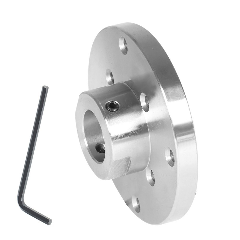 4″ Steel Wood Lathe Face Plate 1″ x 8tpi Threaded with Set Screws