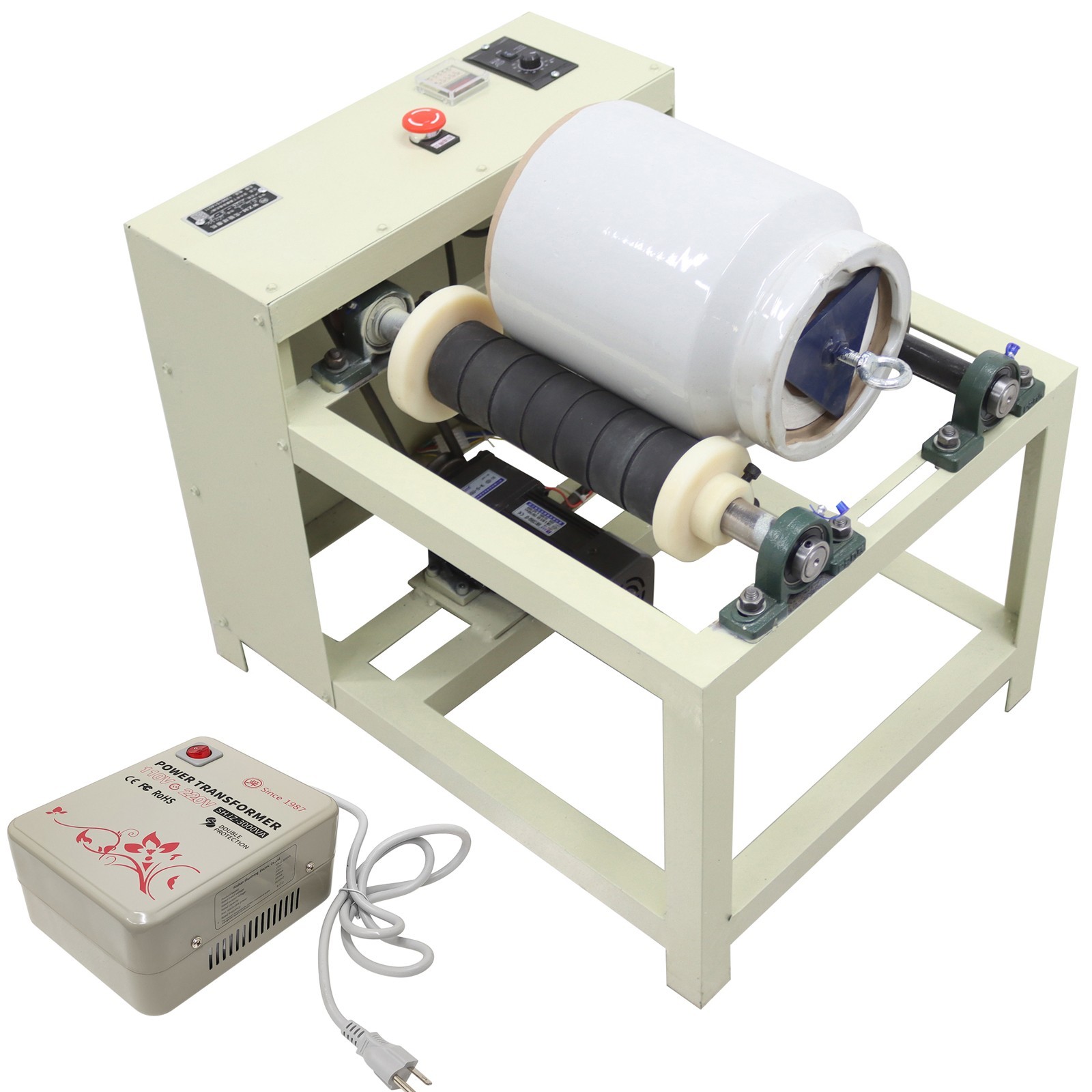 5L Laboratory Ball Mill Grinder 110V with 11 lbs Alumina Ceramic Milling Balls