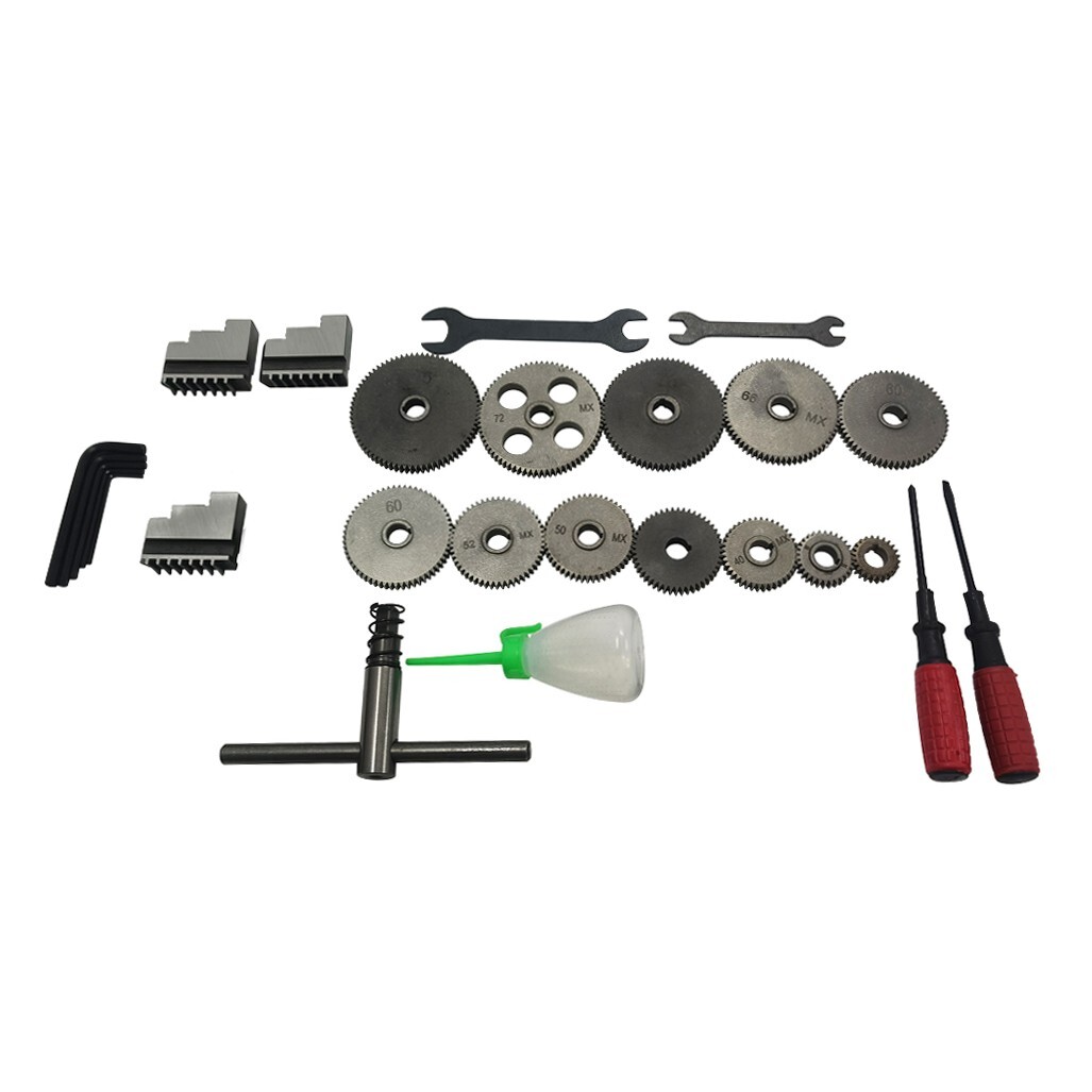 53.94*11.81″ Precision Long Metal Lathe WM210V Brushless Bench Lathe 110V 1100W