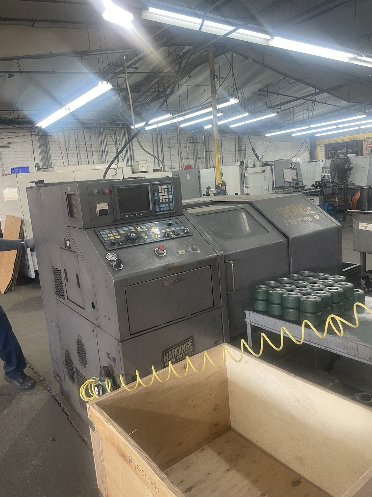 Hardinge Super Precision CNC Lathe, model CS-GT, with GE FANUC Series O-T