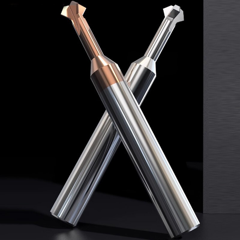 Carbide Chamfer Cutter Deburrer Double Angle End Mill Ø3-12mm 3/4 Flute Milling