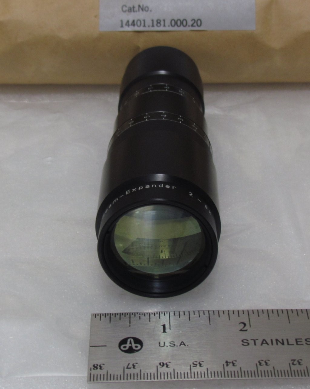 NEW Rodenstock/Linos Laser Beam-Expander 1064nm,2-8X,4mm to 31mm,4401-181-000-20