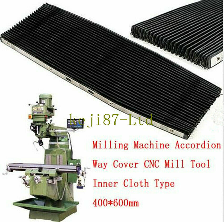 Bridgeport Milling Machine Accordion Type Retractable Way Rubber Cover 400*600mm
