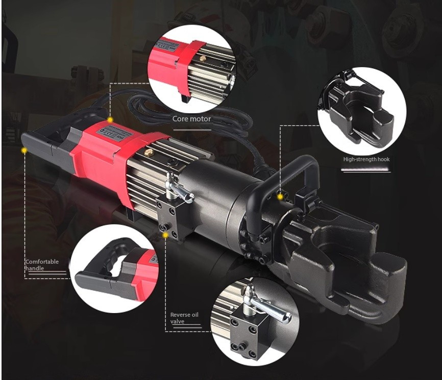 Handheld Hydraulic Rebar Bender Electric Portable Bending Machine Rebar Bending